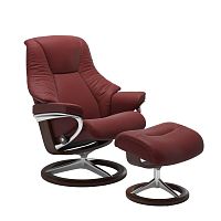 купить Кресло 1319315 Live (M) Signature chair w/footstool, Paloma, Cherry
