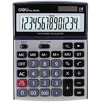 купить Калькулятор Deli 39229 (14 разрядный 193*139*34) стальной-металик