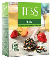 купить Чай зелёный пакетированный ТЕСС Флирт (1,5х100п) ,в картонных упаковках. 150гр. *9