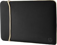 купить Чехол для ноутбука HP Neoprene Reversible Sleeve Black/Gold  14,0