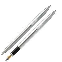 купить Ручка перьевая Dyna Set Matt Black/Chrome Luxor