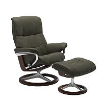 купить Кресло 1731315 Mayfair (M) Signature chair w/footstool, Paloma, Dark Olive