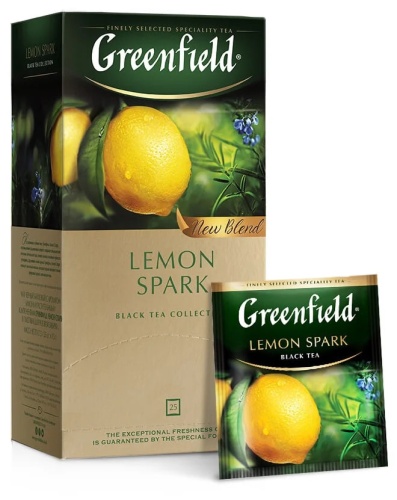 купить Greenfield chay Lemon spark 37.5g 25sht 1.5g в Ташкенте