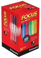купить Ручка шариковая Focus Luxor разн.